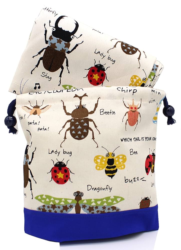 Amazon.co.jp: miwaki 給食袋 巾着袋 ランチョンマット コップ袋